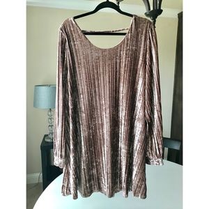 Nostalgia Velvet Tunic Dress